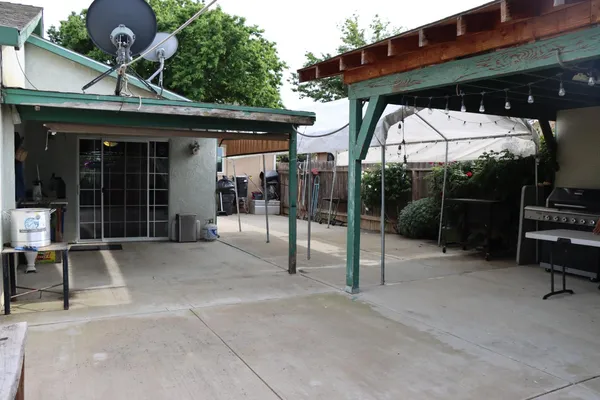a view of outdoor space and porch
