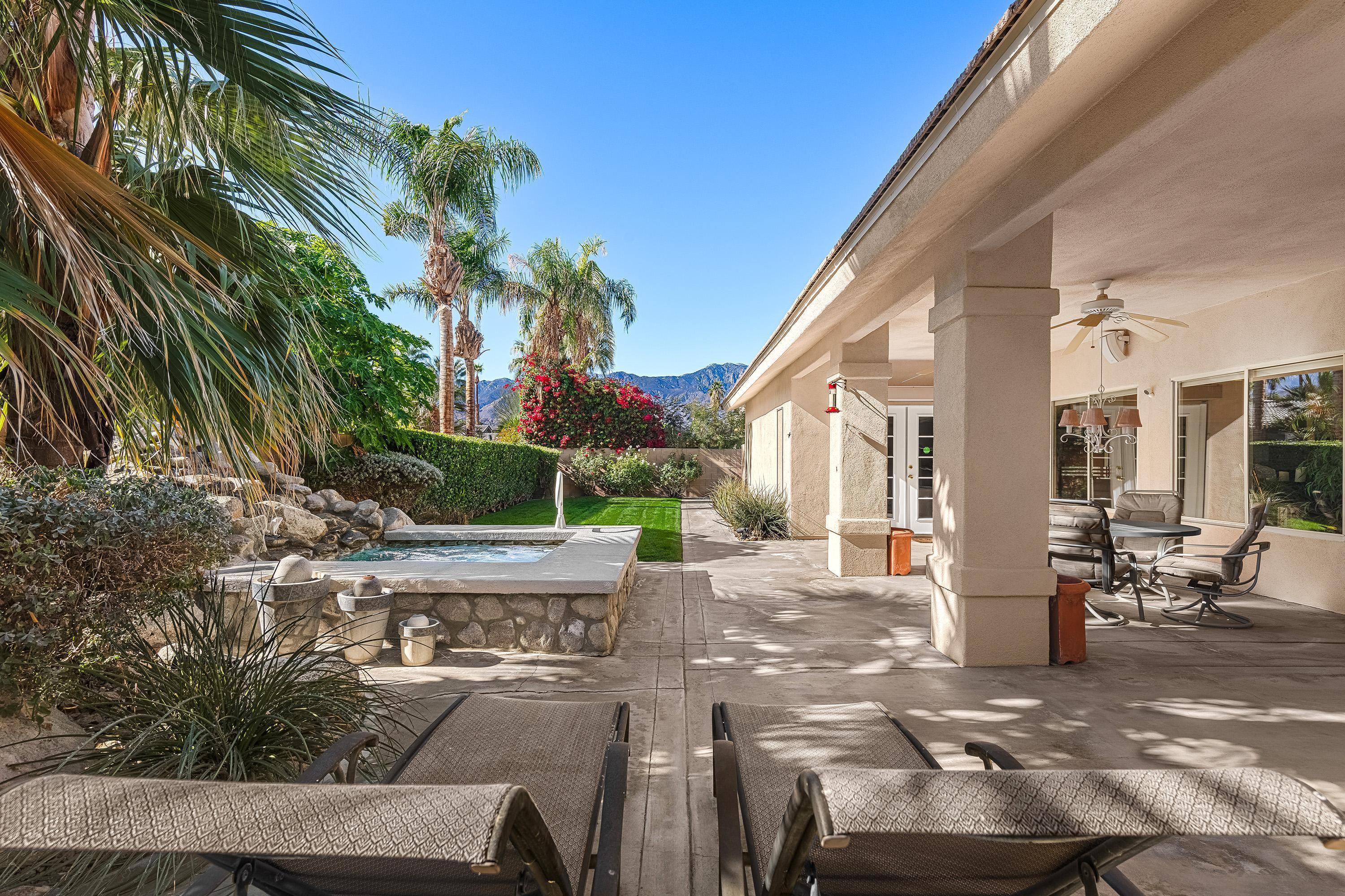 69445 Serenity Road Cathedral City, CA 92234 - Photo 23 of 28 Rear Yard facing west