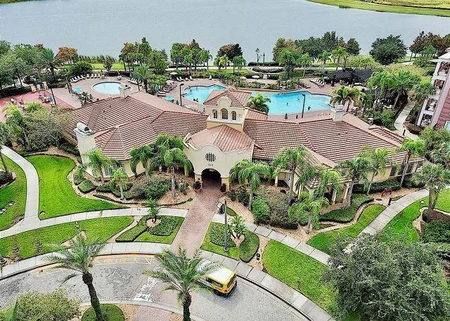 an aerial view of a city with lots of residential buildings