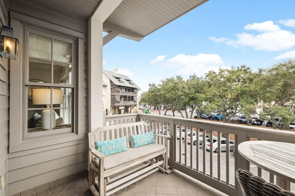 a view of a car parked in the yard