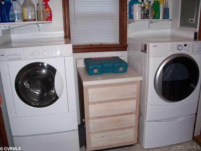 524 Ridgeley Lane Henrico, VA 23229 - Photo 6 of 7 Exterior Front - Utility room with new washer and