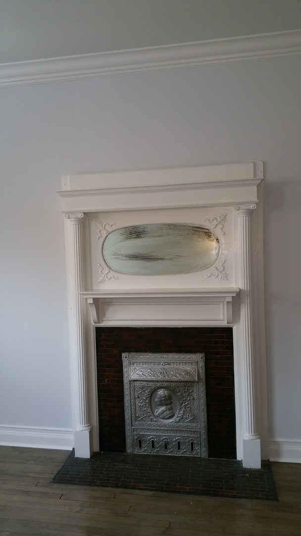 1309 West Fillmore Street, Unit 1 Chicago, IL 60607 - Photo 6 of 9 a living room with a fireplace