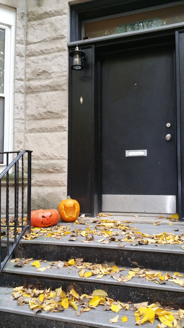1309 West Fillmore Street, Unit 1 Chicago, IL 60607 - Photo 9 of 9 a bathroom with a granite countertop sink and blue walls