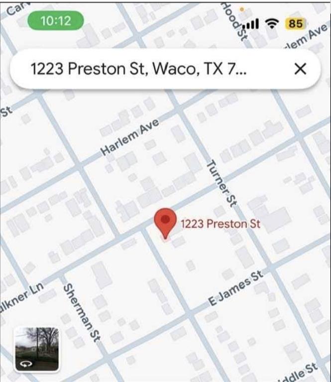 1223 Preston Street Waco, TX 76704 - Photo 3 of 10 Map / location