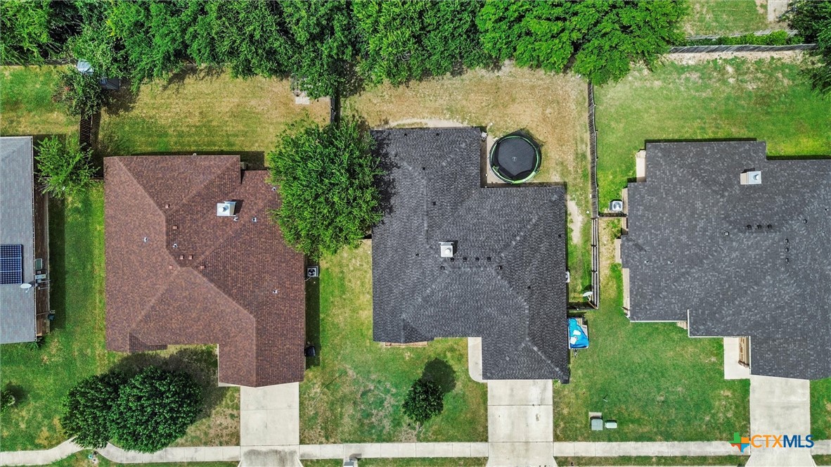 6405 Deorsam Loop Killeen, TX 76542 - Photo 30 of 36 an aerial view of house with yard and outdoor seating