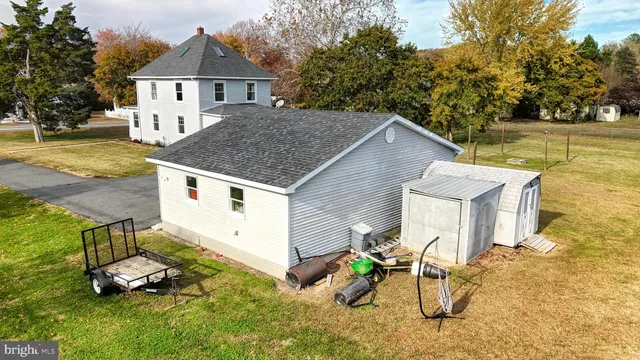 a house view with a garden space