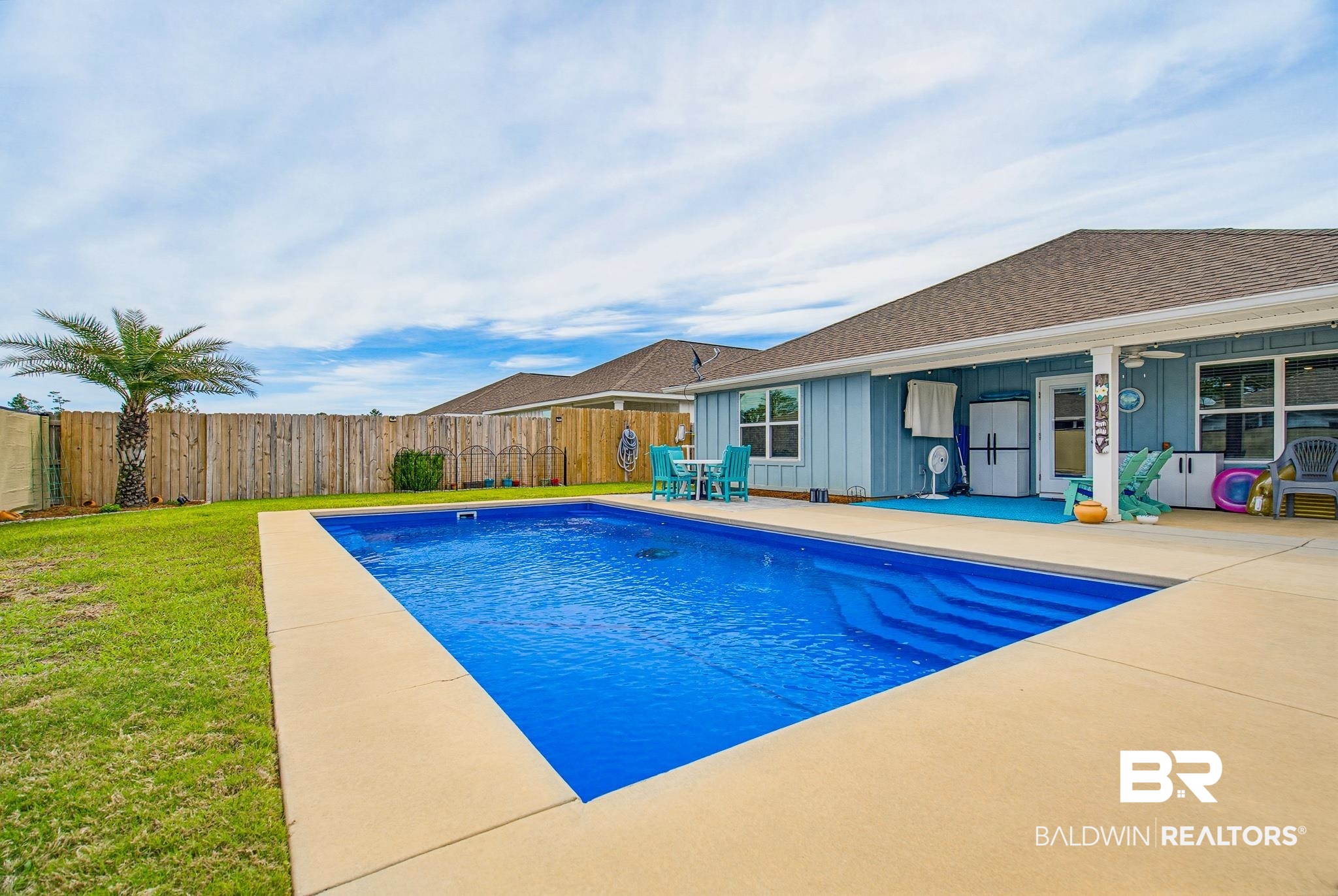 261 Fulham Lane Foley, AL 36535 - Photo 48 of 50 View of pool with a fenced backyard and patio surround