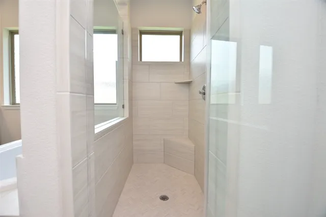 a view of hallway with stairs