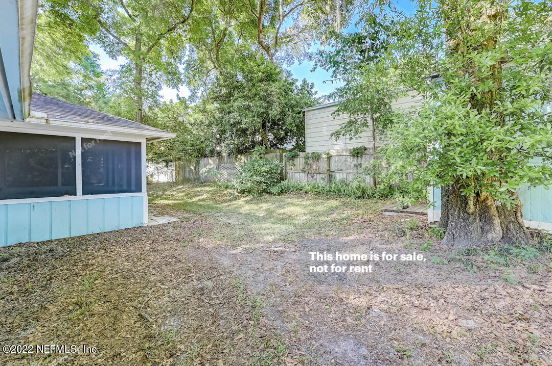 416 Shamrock Road St. Augustine, FL 32086 - Photo 28 of 29 a view of a backyard