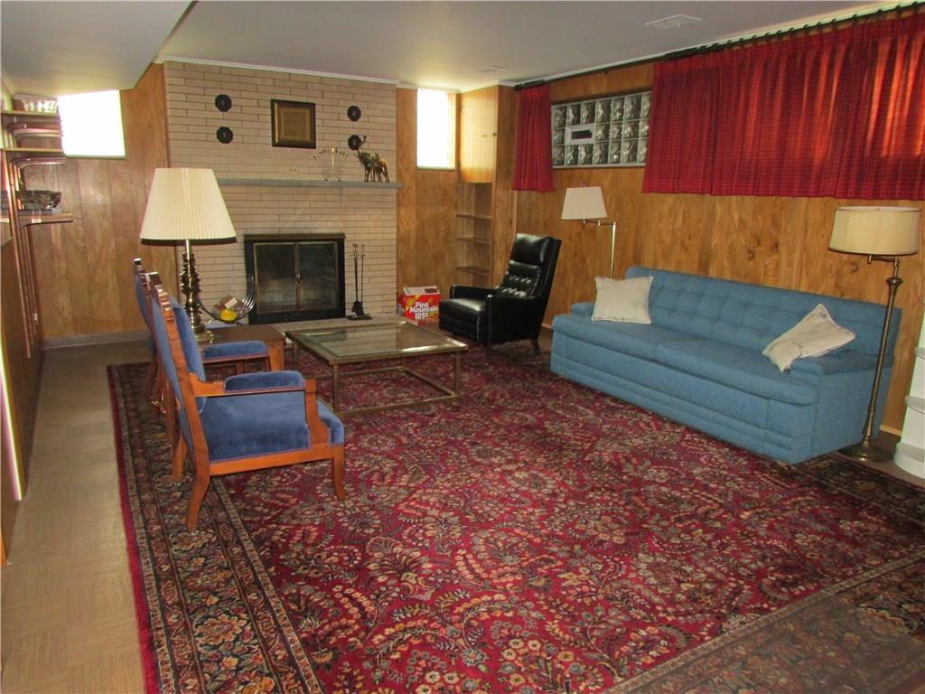 208 Tech Road Pittsburgh, PA 15205 - Photo 14 of 17 Game Room With Log Burning Fireplace On Lower Level!