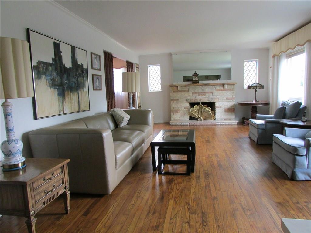 208 Tech Road Pittsburgh, PA 15205 - Photo 4 of 17 Spacious Living Room With Beautiful Hardwood Floors*Gas Log Fireplace!