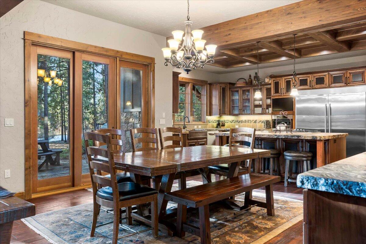 56184 Sable Rock Loop Bend, OR 97707 - Photo 29 of 72 Open dining area with views of Sable Rock pond