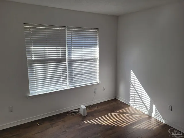 a view of a livingroom with a window