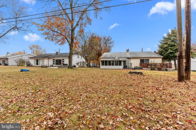 a view of yard with trees