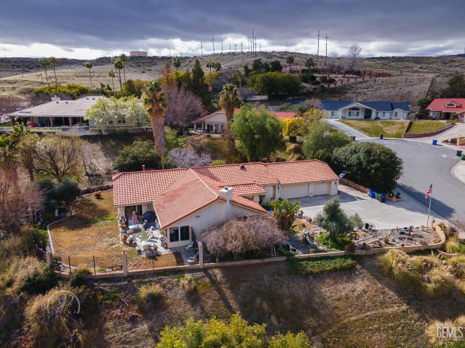 Undisclosed Address Taft, CA 93268 - Photo 35 of 38 an aerial view of house with yard swimming pool and outdoor seating