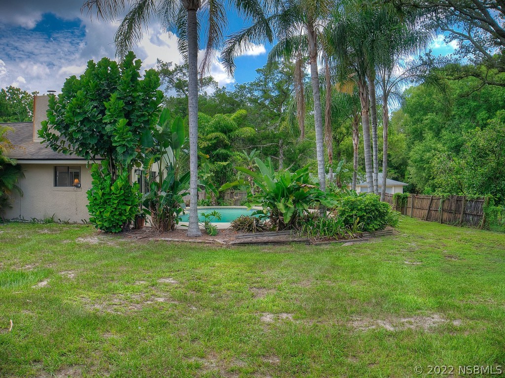 401 East Citrus Street Altamonte Springs, FL 32701 - Photo 31 of 36 a view of a backyard with plants and large trees