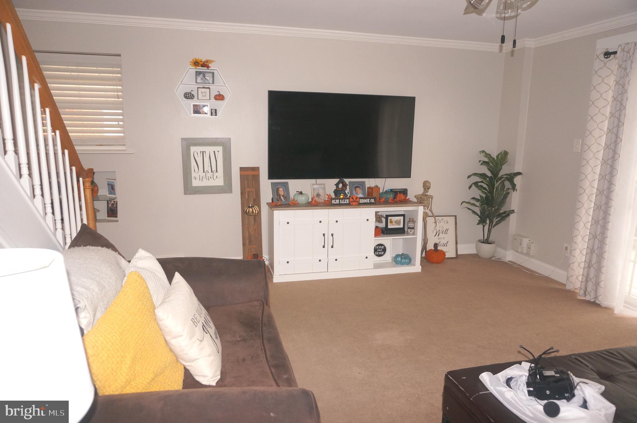 3599 C Nottingham Lane Philadelphia, PA 19114 - Photo 19 of 58 a living room with furniture and a flat screen tv