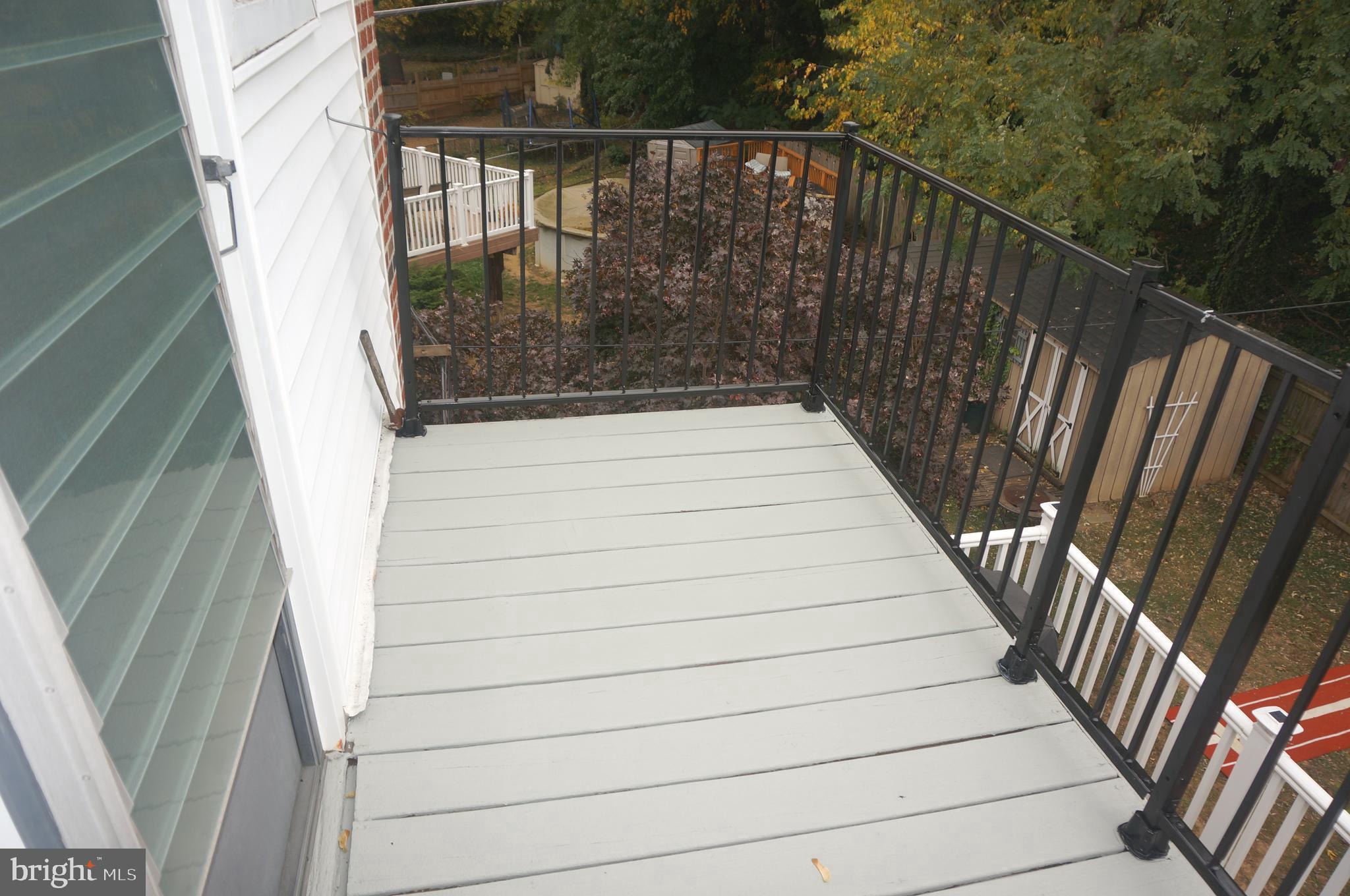 3599 C Nottingham Lane Philadelphia, PA 19114 - Photo 33 of 58 a view of balcony with wooden floor