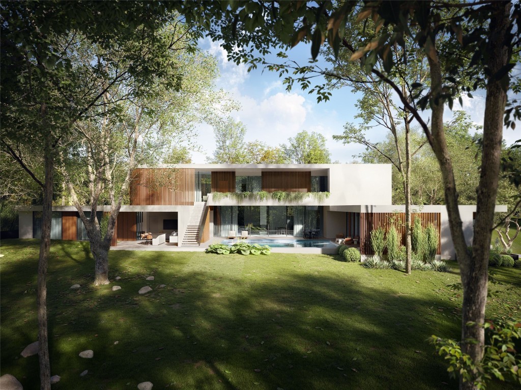 2 Martelli Lane Austin, TX 78746 - Photo 2 of 15 a view of a house with backyard porch and sitting area
