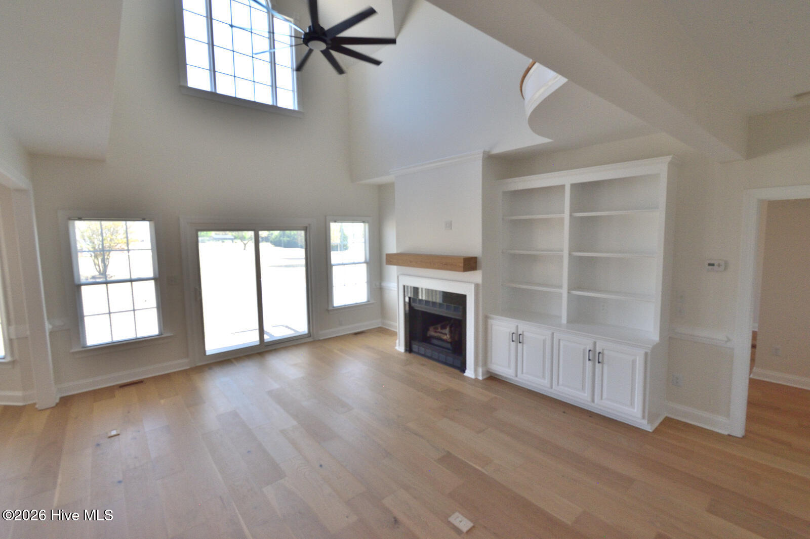 3631 Summer Walk Road Rocky Mount, NC 27804 - Photo 16 of 34 living room with built in bookcases