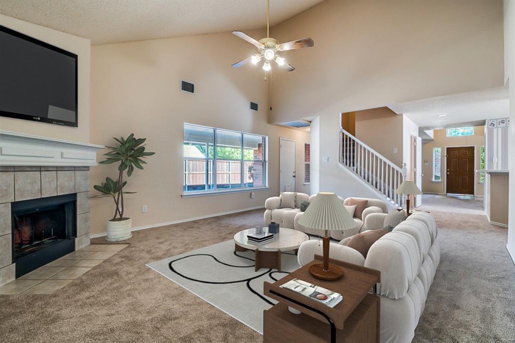 1202 Morrow Lane Allen, TX 75002 - Photo 8 of 35 Virtual Staging - Living Room