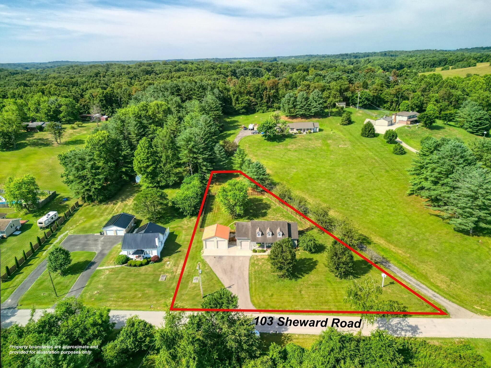 103 Sheward Road Jackson, OH 45640 - Photo 4 of 33 Aerial