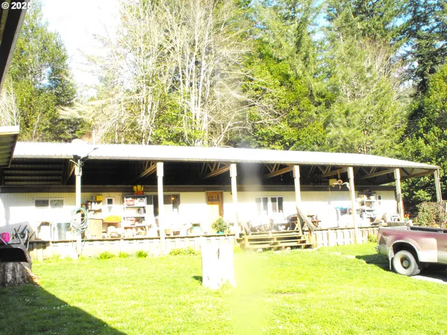 a view of swimming pool with outdoor seating