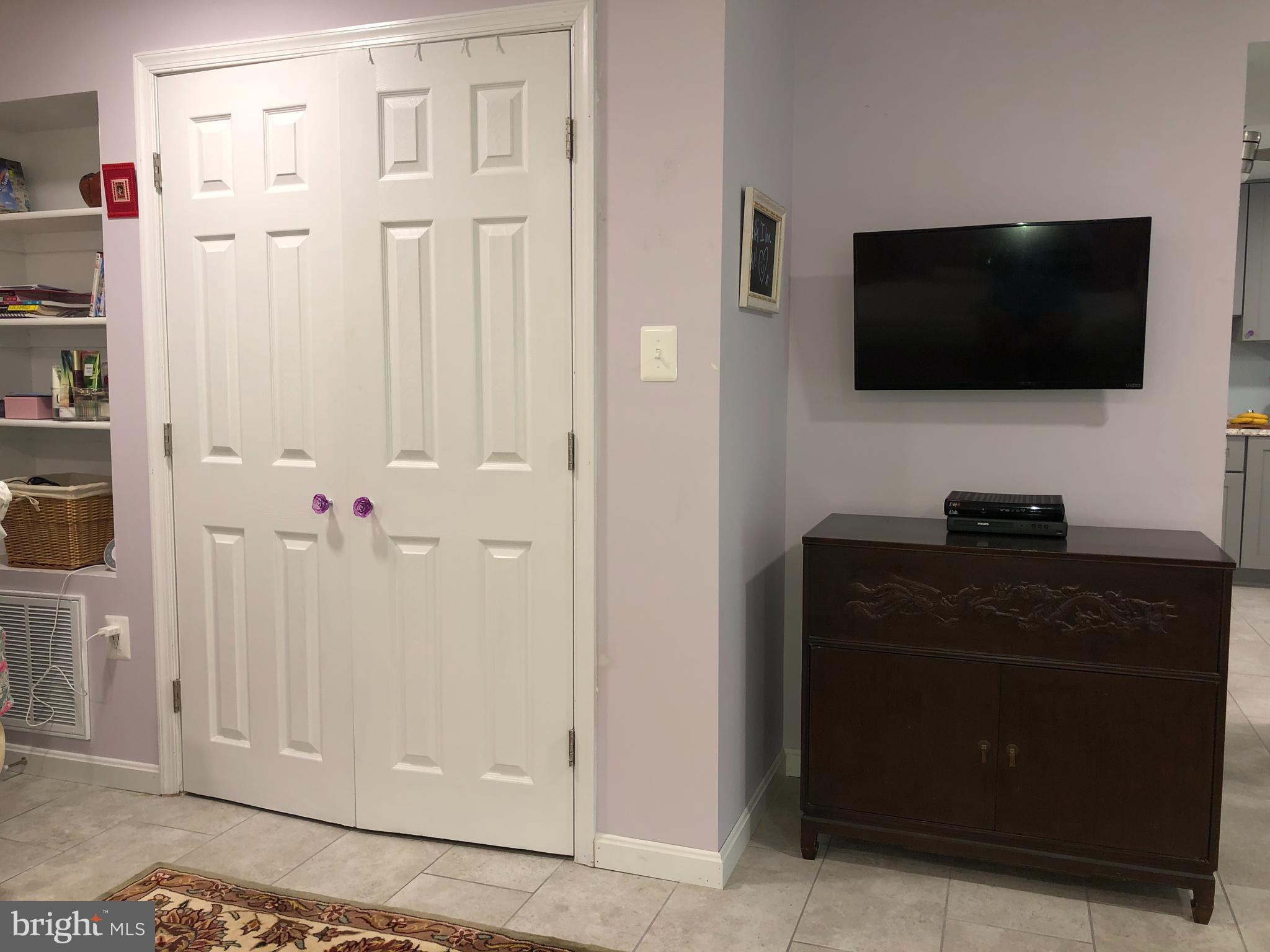 4575 Courtneys Corner Road Sumerduck, VA 22742 - Photo 110 of 145 TV Mount with cord conduits in wall