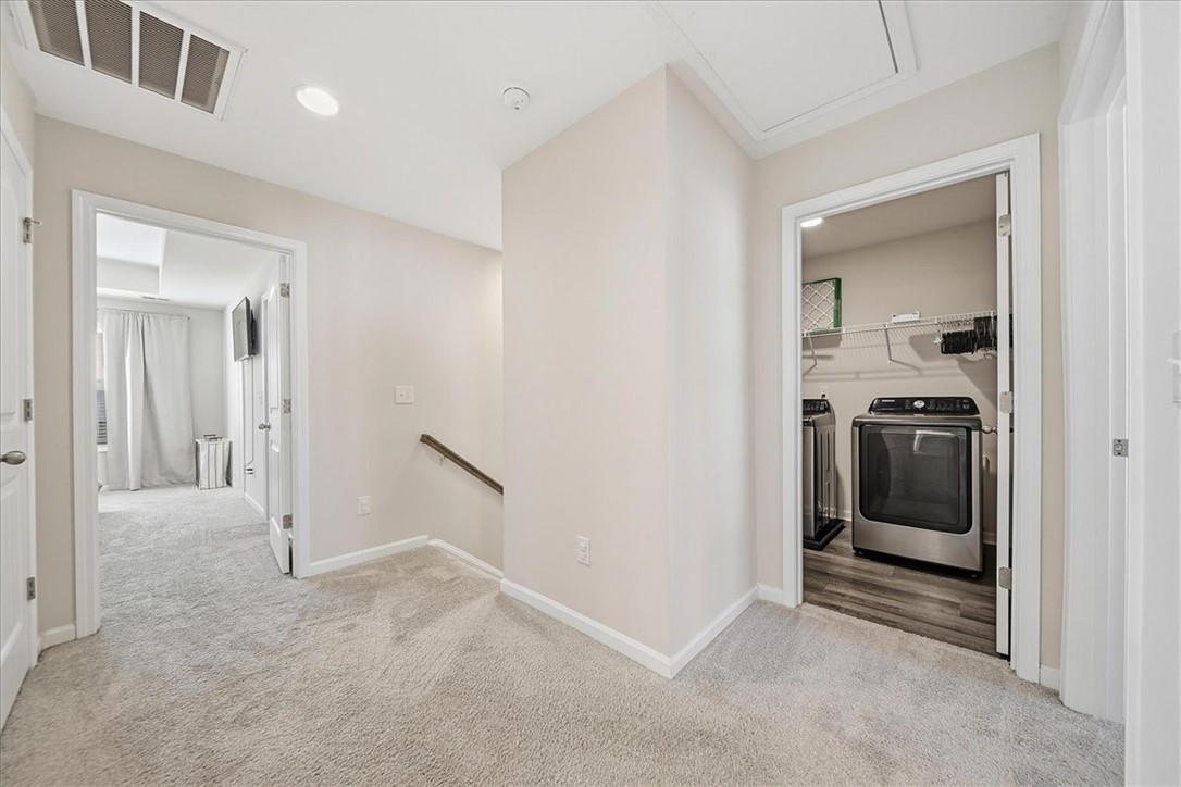 403 Seaborn Circle Pendleton, SC 29670 - Photo 19 of 47 This convenient upper-level laundry nook features modern appliances for effortless daily chores.