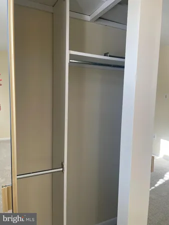 a close view of closet