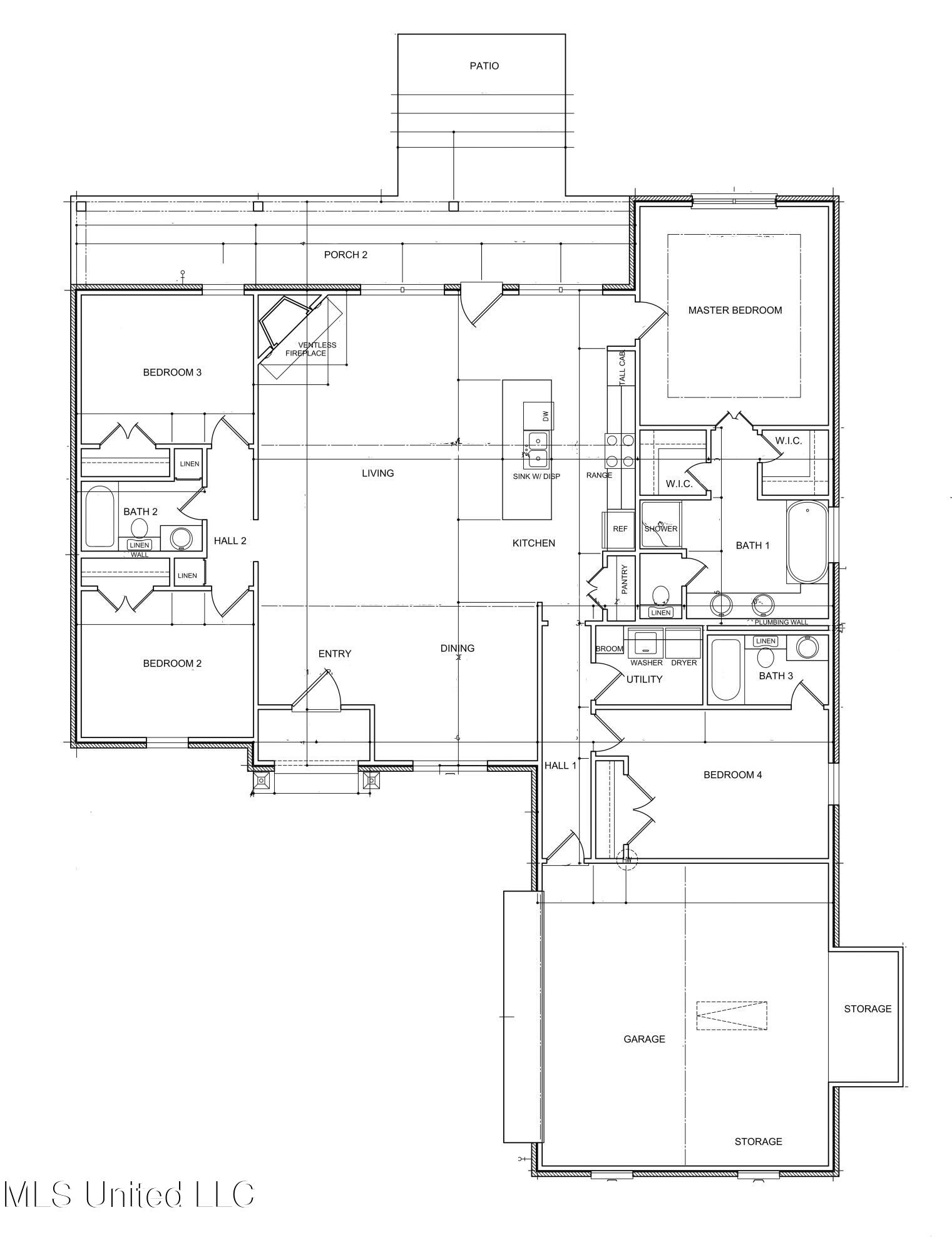 133 Ashby Rdg Drive Canton, MS 39046 - Photo 24 of 24 Layout - Lot 61