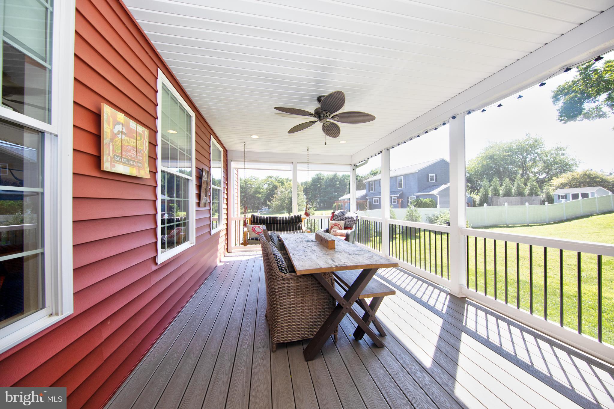 199 Patterson Mill Road Bel Air, MD 21015 - Photo 29 of 33 Beautiful screened in porch