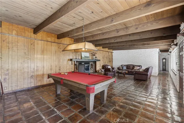a dinning table and chairs in the patio
