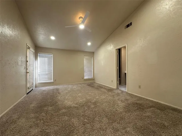 a view of an empty room