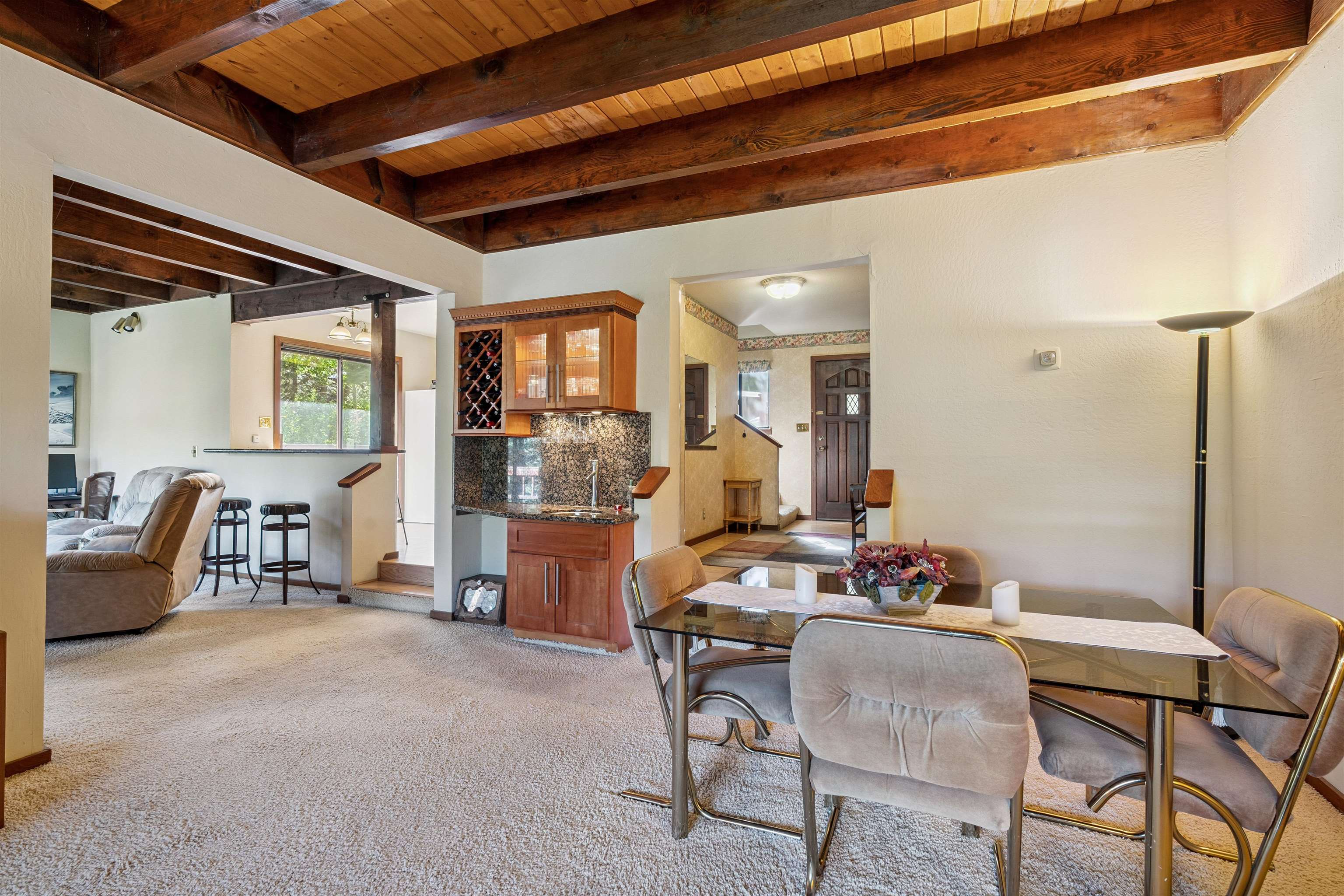 1449 Sandy Way Olympic Valley, CA 96146 - Photo 13 of 27 a dining room with furniture and window