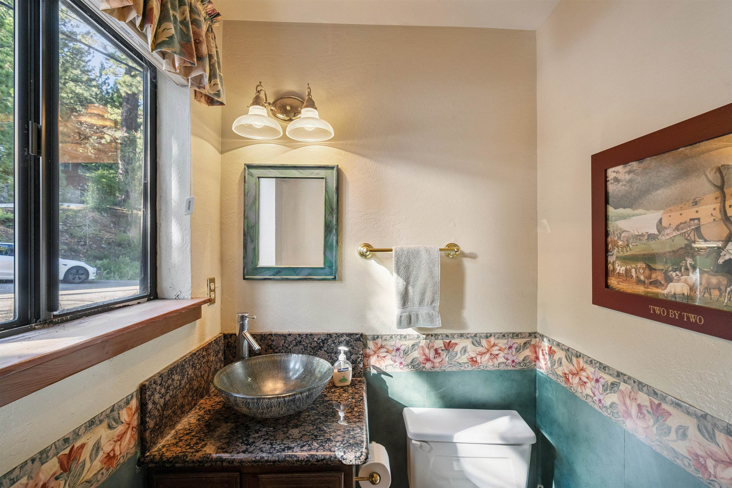 1449 Sandy Way Olympic Valley, CA 96146 - Photo 20 of 27 a bathroom with a sink mirror and toilet
