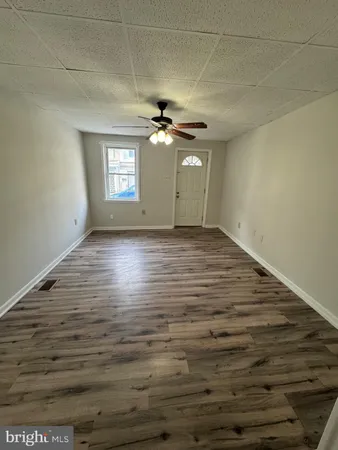 wooden floor in an empty room