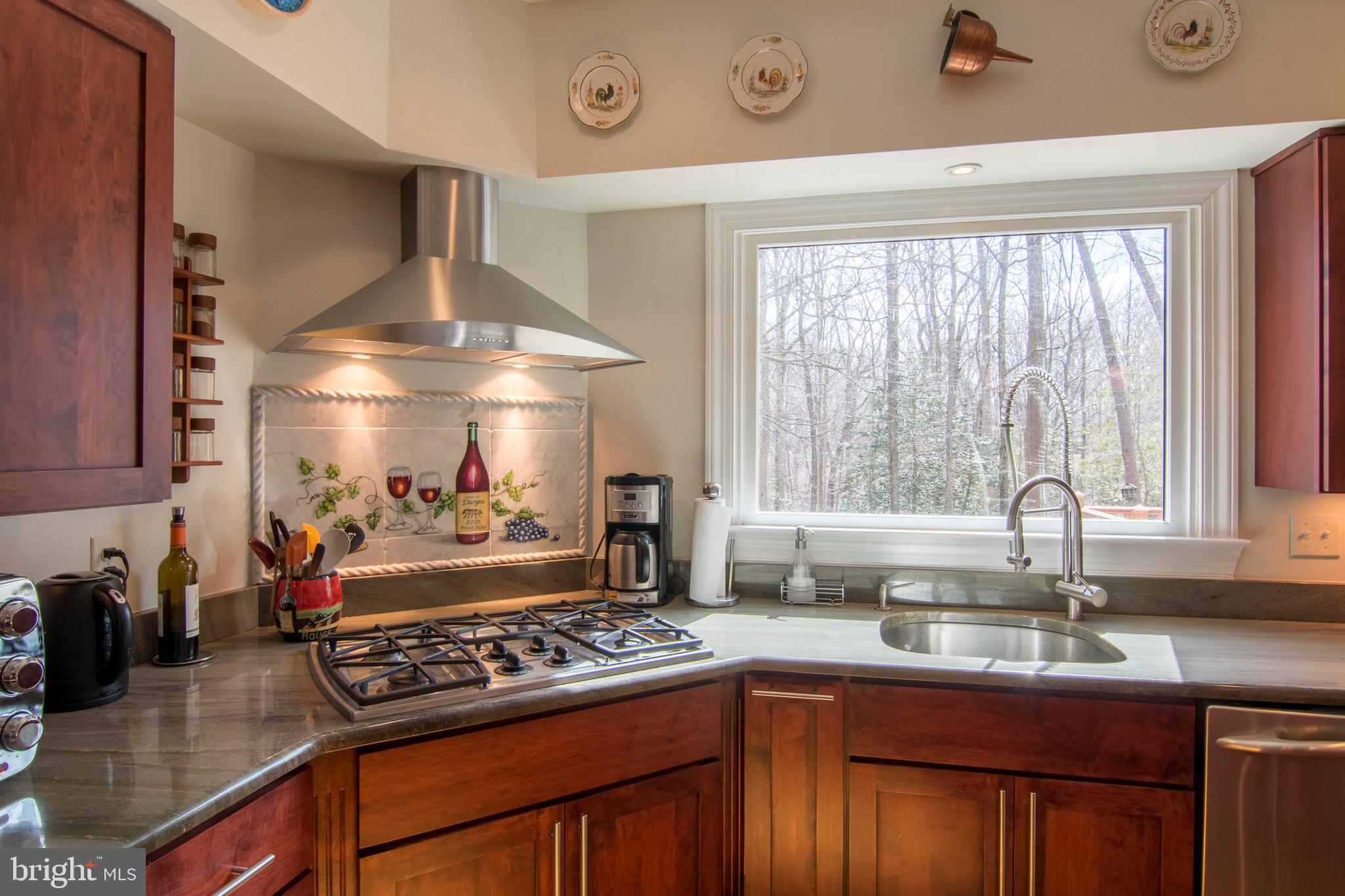 533 Post Oak Road Annapolis, MD 21401 - Photo 16 of 65 Stainless hood and gas cooktop