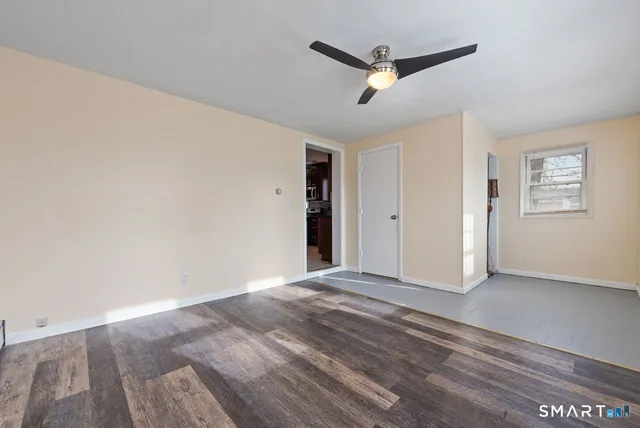 wooden floor in an empty room