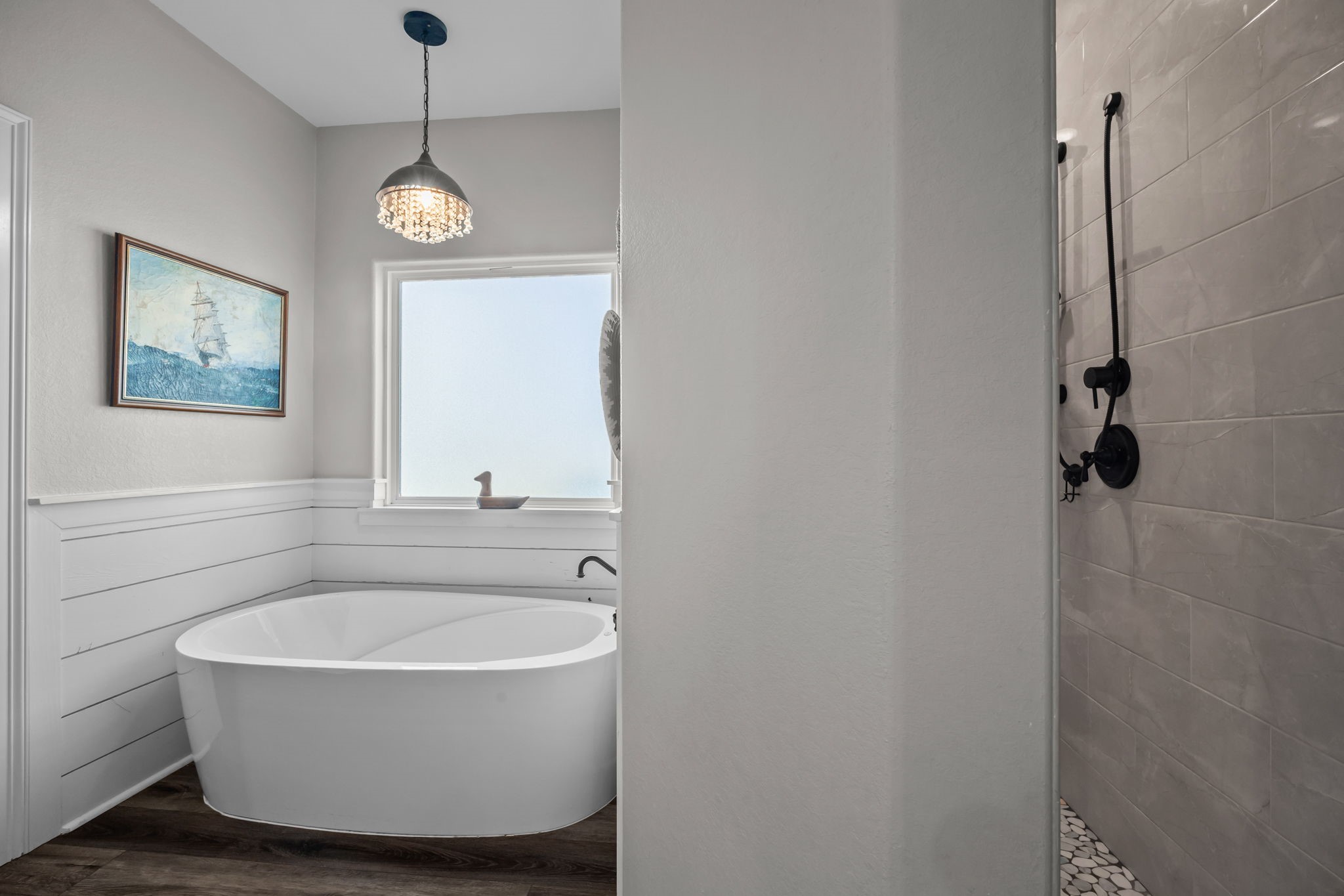 756 Angus Trail Angleton, TX 77515 - Photo 15 of 39 a bathroom with a bathtub and shower