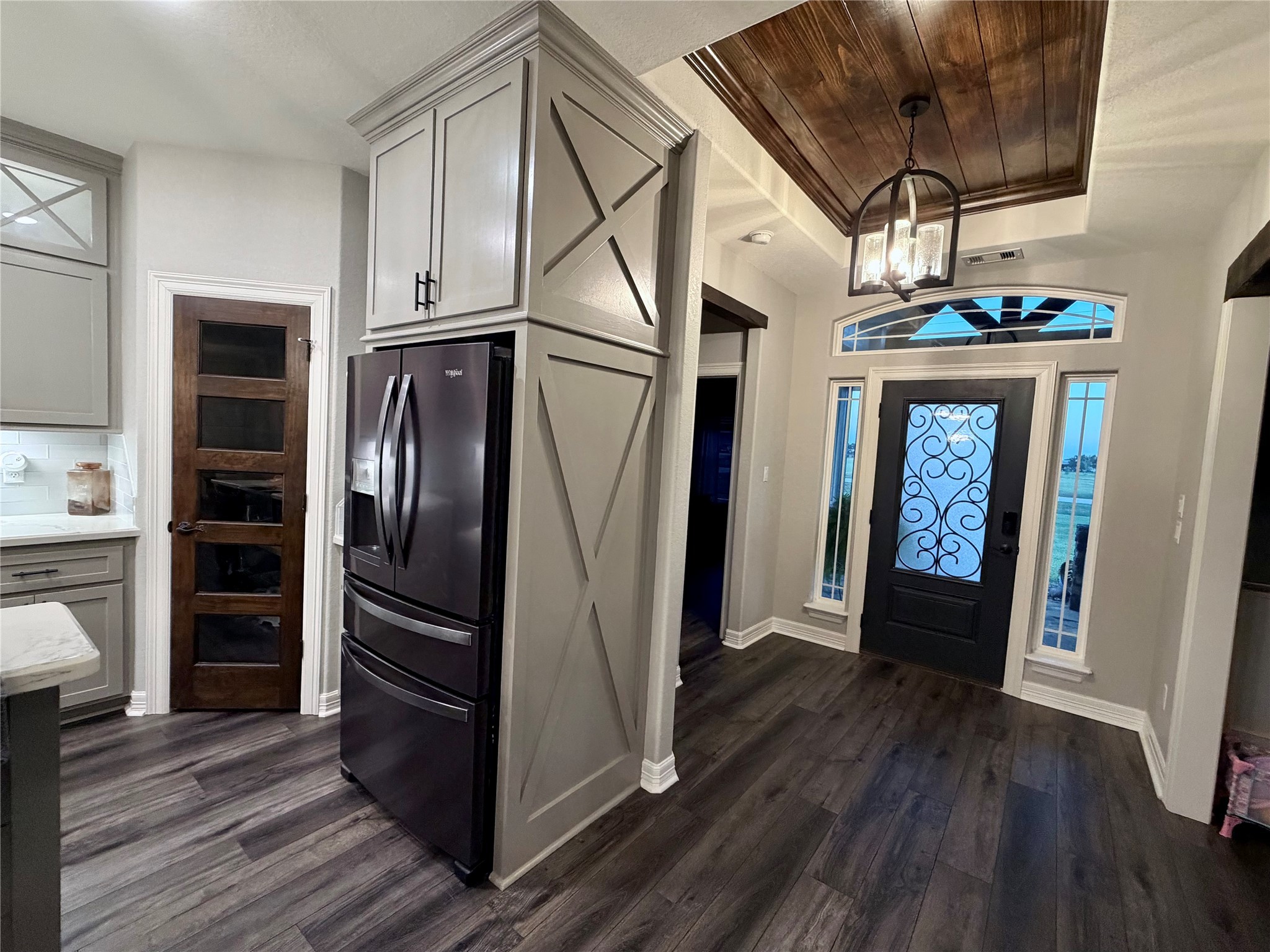 756 Angus Trail Angleton, TX 77515 - Photo 5 of 39 a kitchen with stainless steel appliances granite countertop a refrigerator and a stove top oven