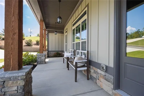 a house view with a outdoor space