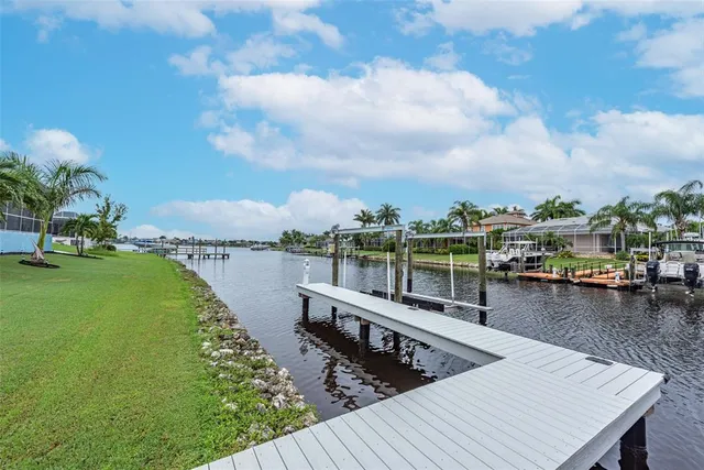 a view of a lake from a balcony