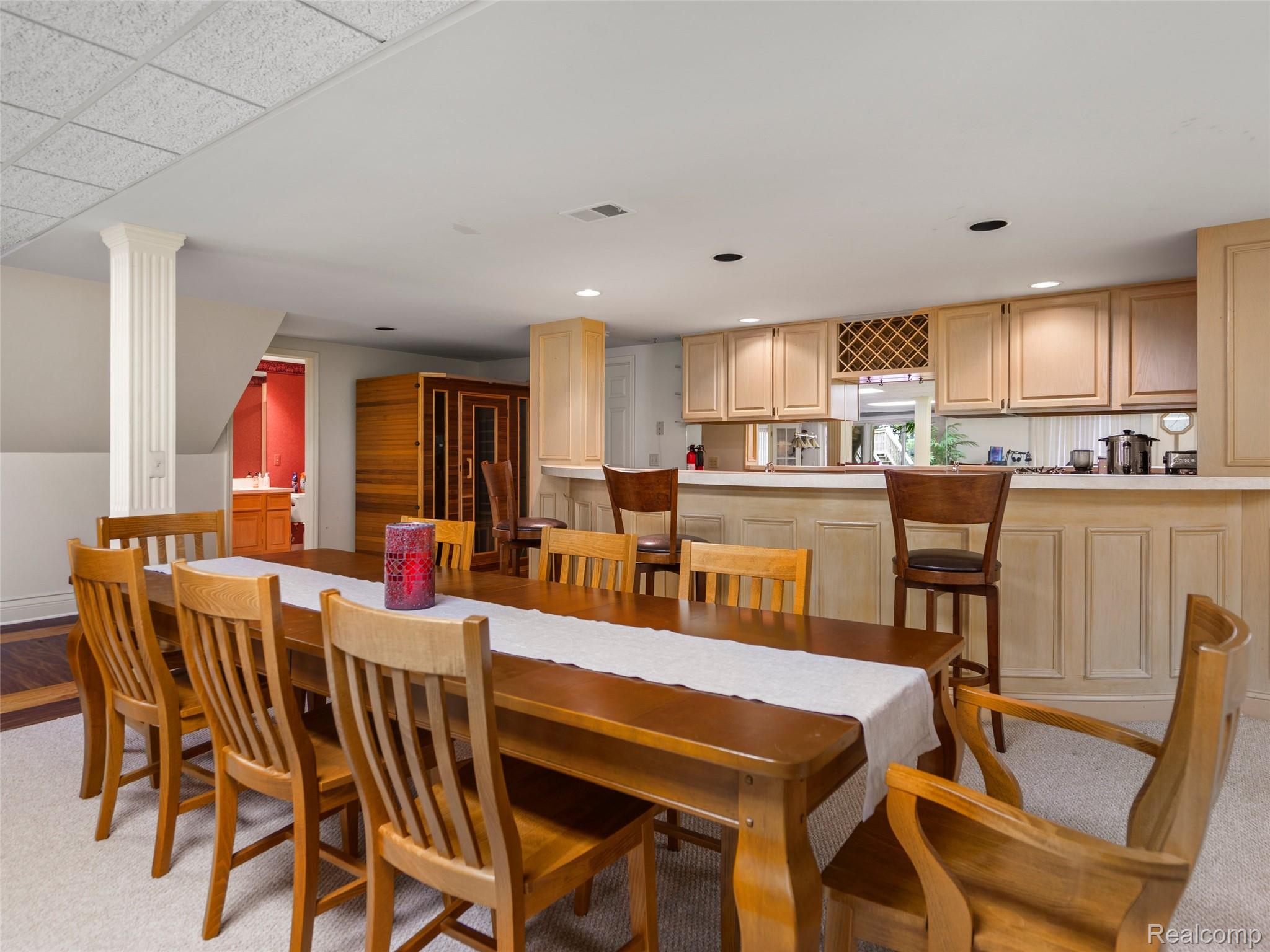5724 Murfield Drive Rochester, MI 48306 - Photo 96 of 99 Dining room with recessed lighting