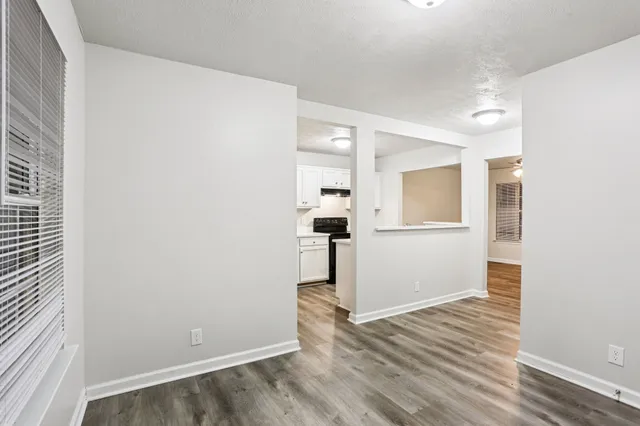 wooden floor in an empty room