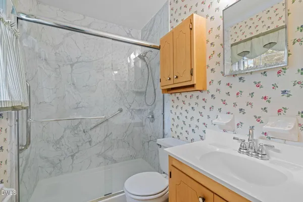 a view of a bathroom