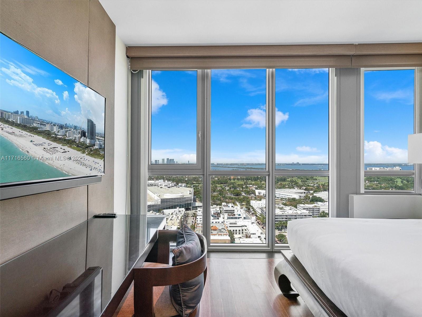 101 20th Street, Unit 3302 Miami Beach, FL 33139 - Photo 37 of 48 a room with a large window