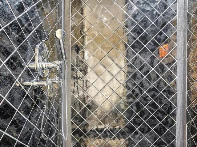 an outdoor space with a wooden fence