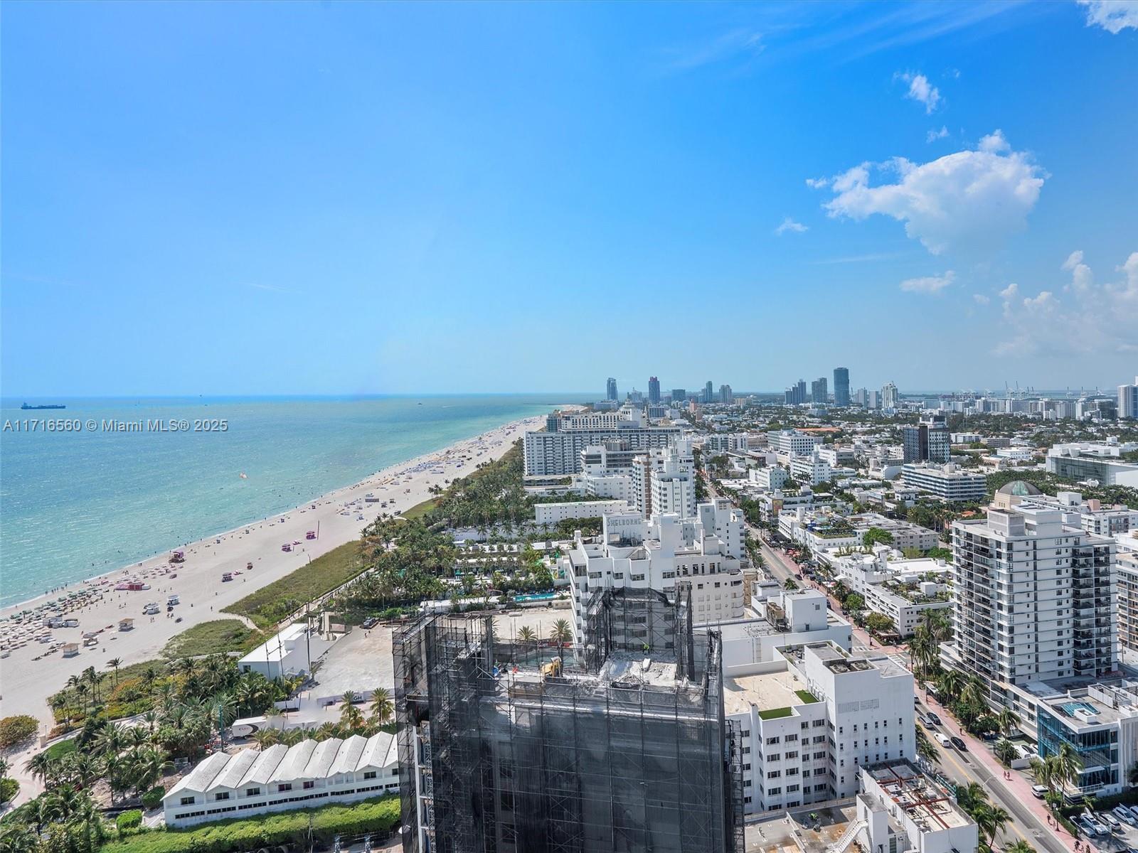 101 20th Street, Unit 3302 Miami Beach, FL 33139 - Photo 44 of 48 a view of a city and ocean