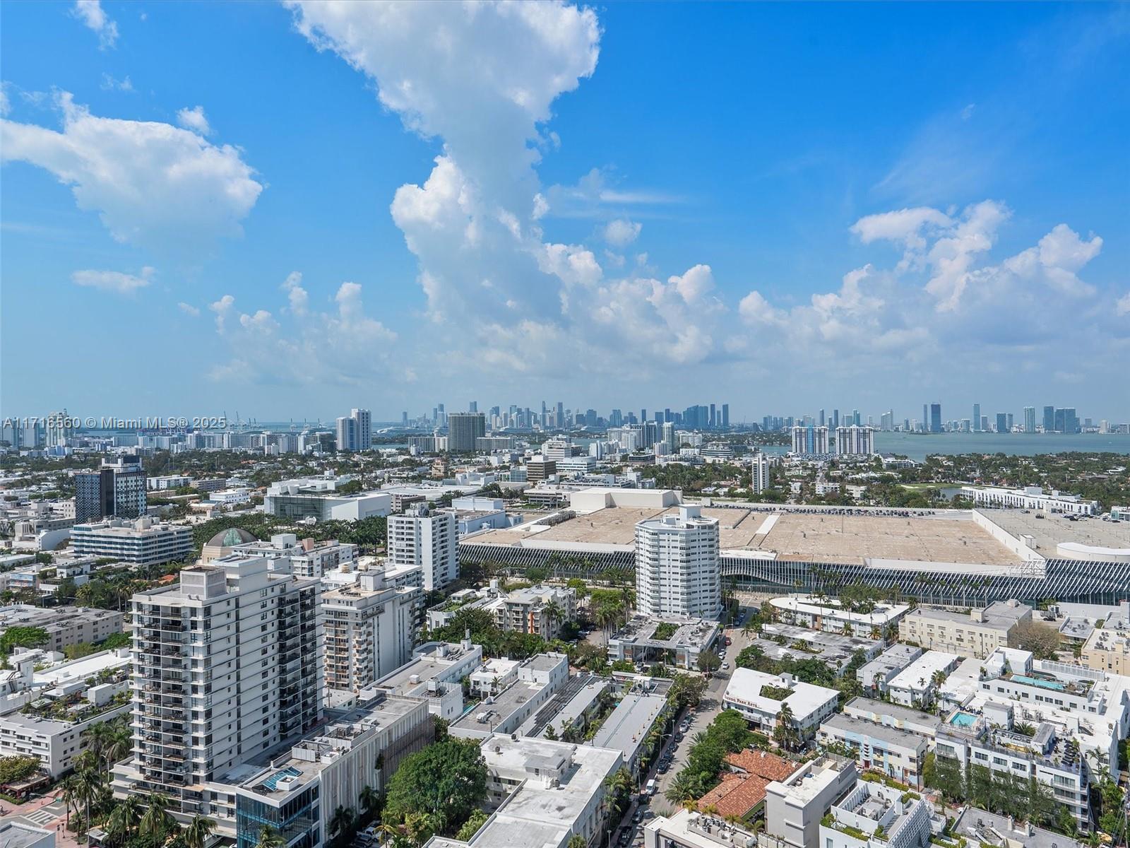 101 20th Street, Unit 3302 Miami Beach, FL 33139 - Photo 46 of 48 an aerial view of a city